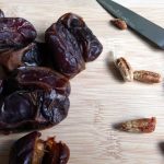 Pitting Medjool dates for cooking